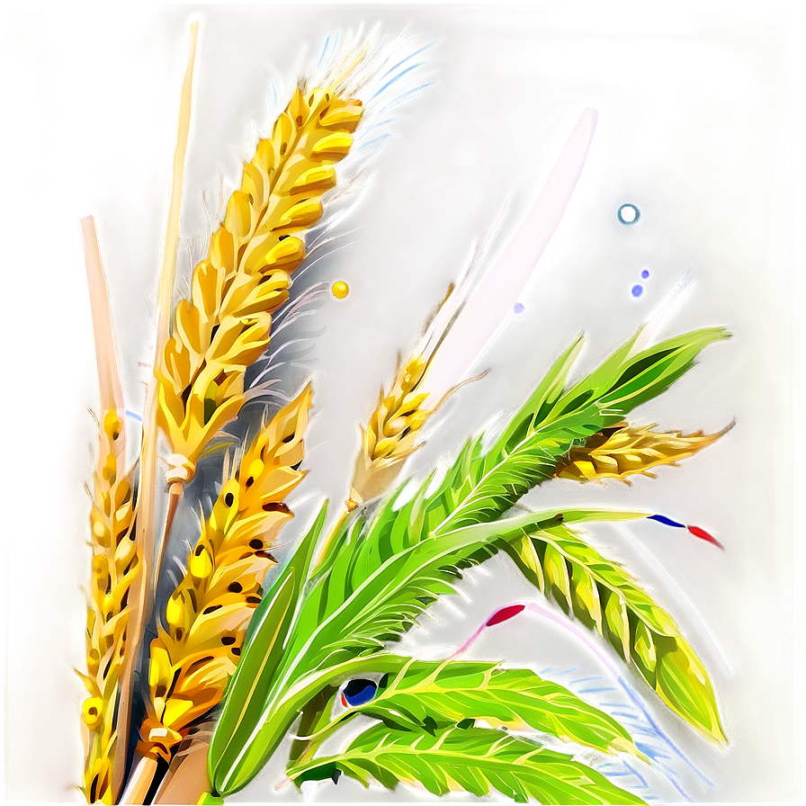 Wheat Farm Landscape Png Ixg