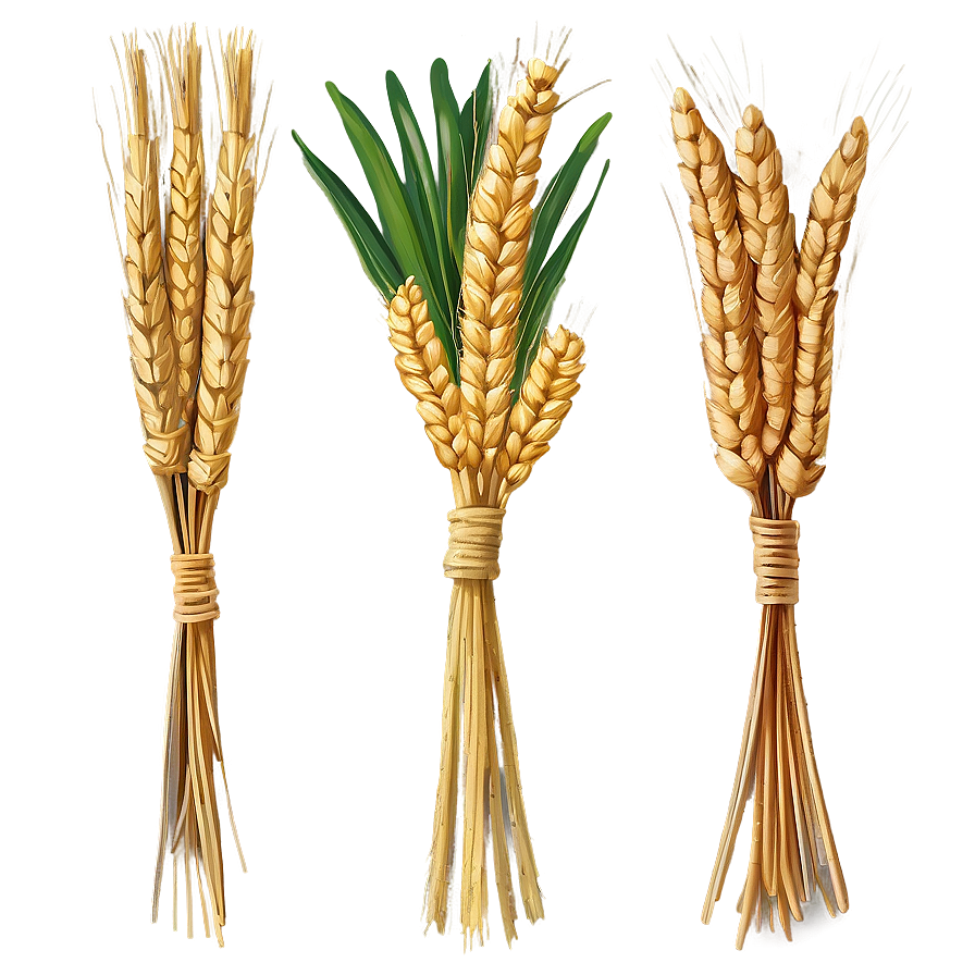 Wheat Sheaf Bundle PNG dul PNG image with a transparent background, free high-resolution download