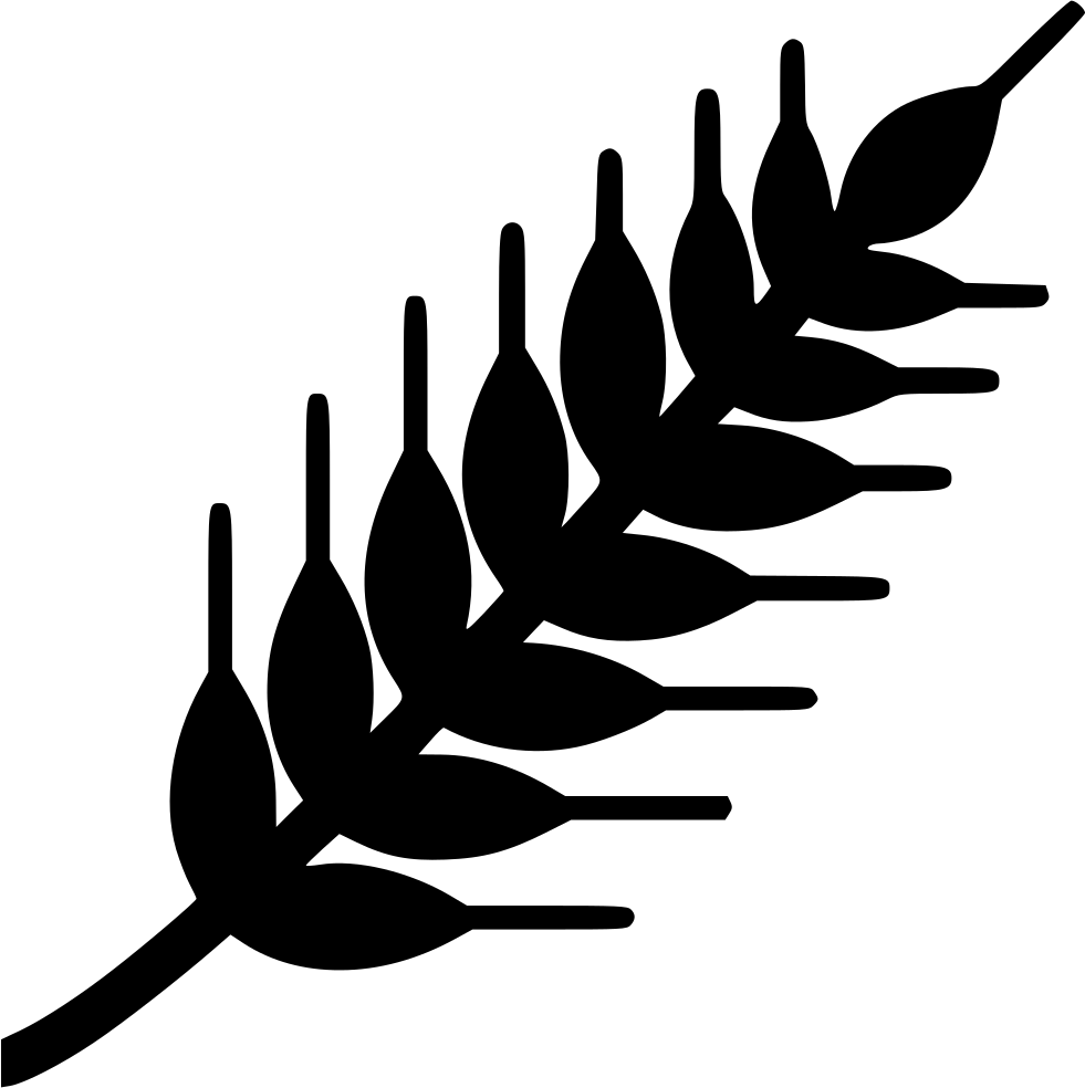Wheat Silhouette Graphic PNG image with a transparent background, free high-resolution download