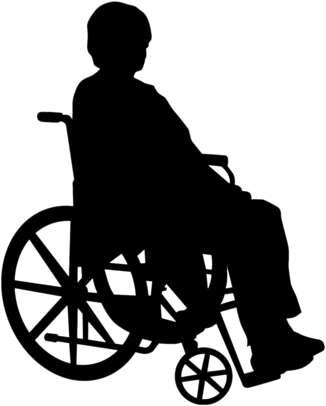 Wheelchair Silhouette Profile