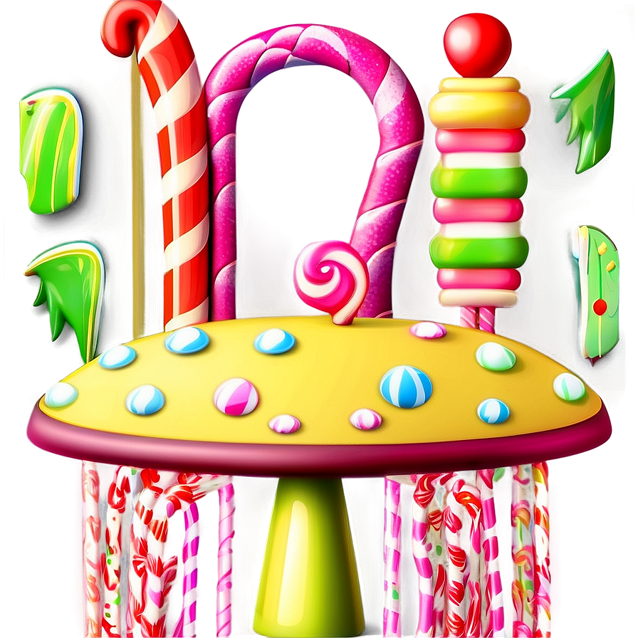 Whimsical Candy Land Scene Png 55