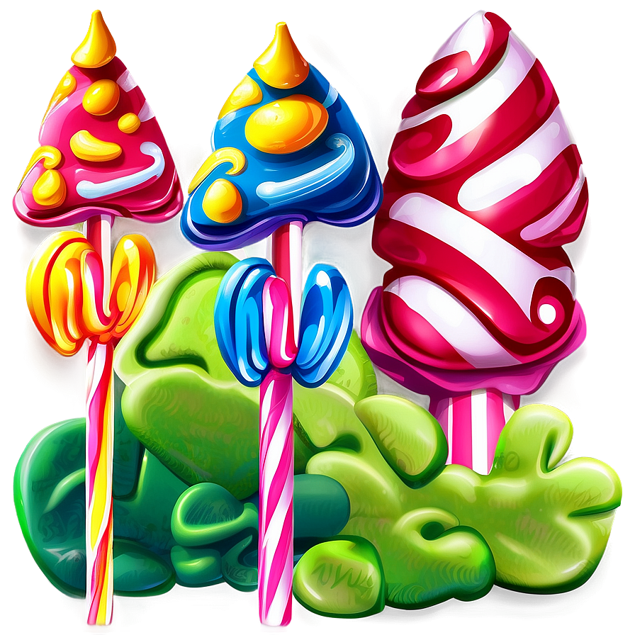 Whimsical Candy Land Scene Png 83