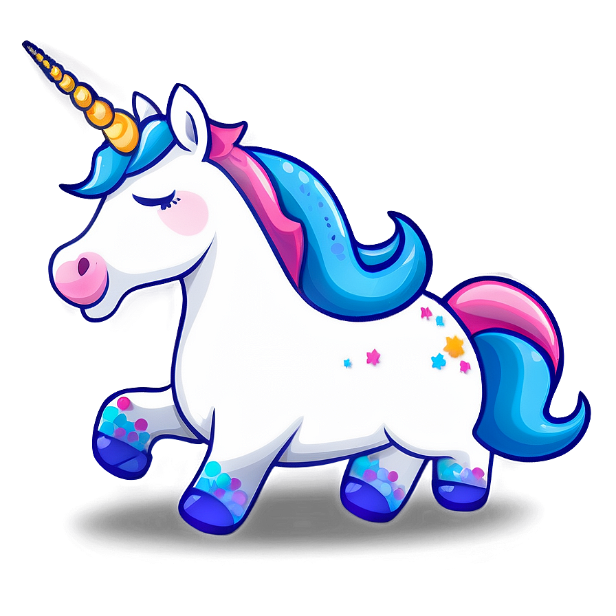 Whimsical Cartoon Unicorn Png Cjl37