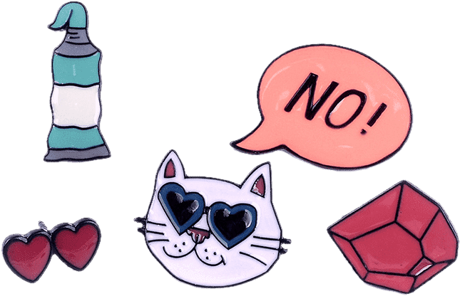 Whimsical Cat Stickers Collection