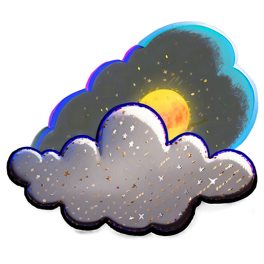 Whimsical Cloud Art Png Sds72