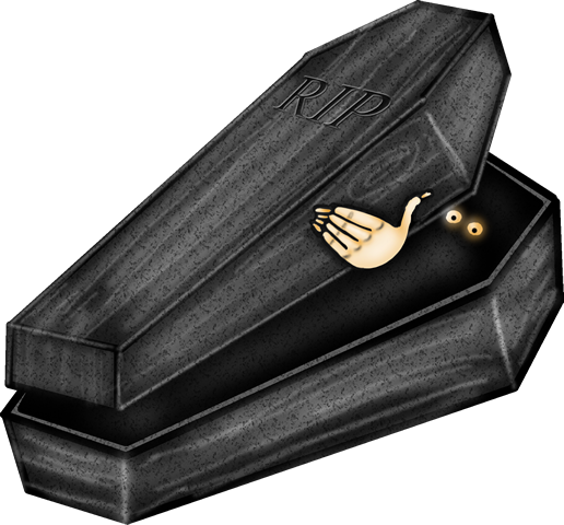 Coffin-006 - Halloween Coffin PNG with transparent background