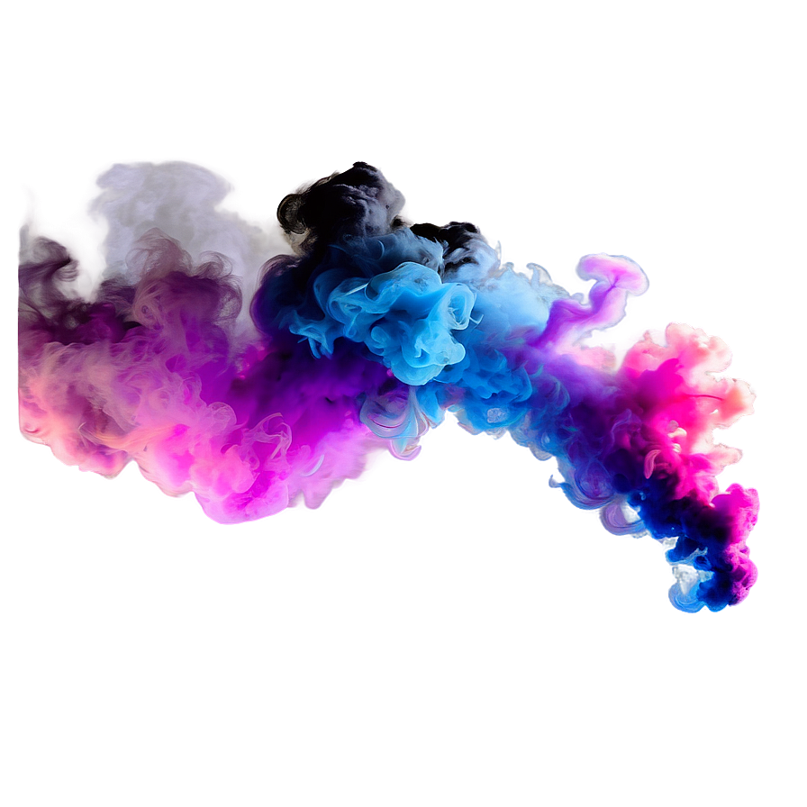 Whimsical Colored Smoke Png 27