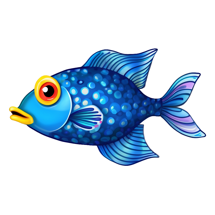 Whimsical Cute Fish Png 06292024