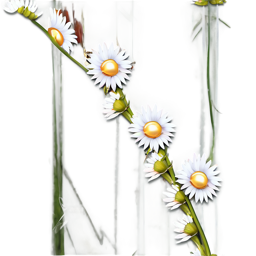 Whimsical Daisy Chain Png 06252024