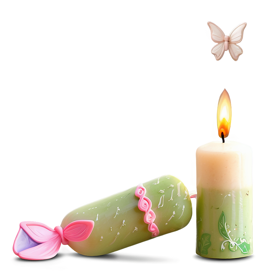 Whimsical Fairy Candle Png Kcl