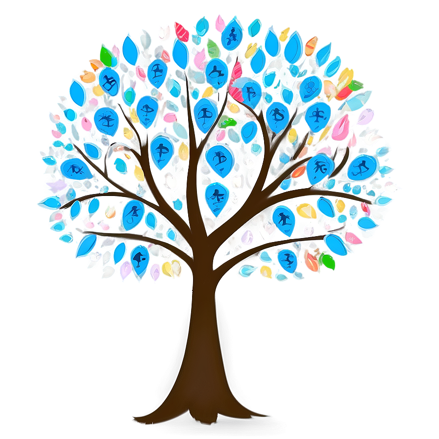 Whimsical Family Reunion Tree Png Ema50