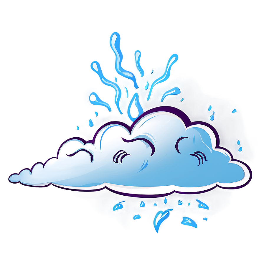 Whimsical Fart Cloud PNG 16 PNG image with a transparent background, free high-resolution download