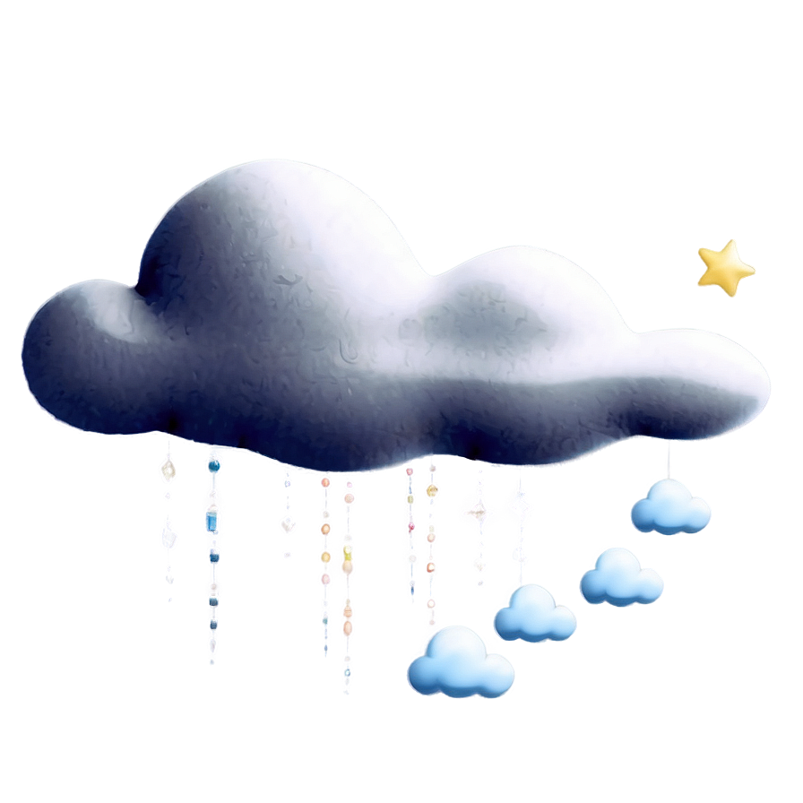 Whimsical Floating Cloud Png Sgh79