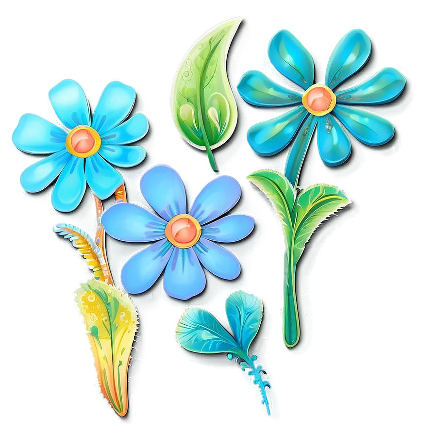 Whimsical Flowers Fantasy Png 59