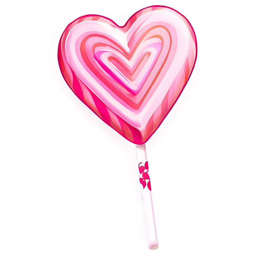 Whimsical Heart Lollipop Png 48