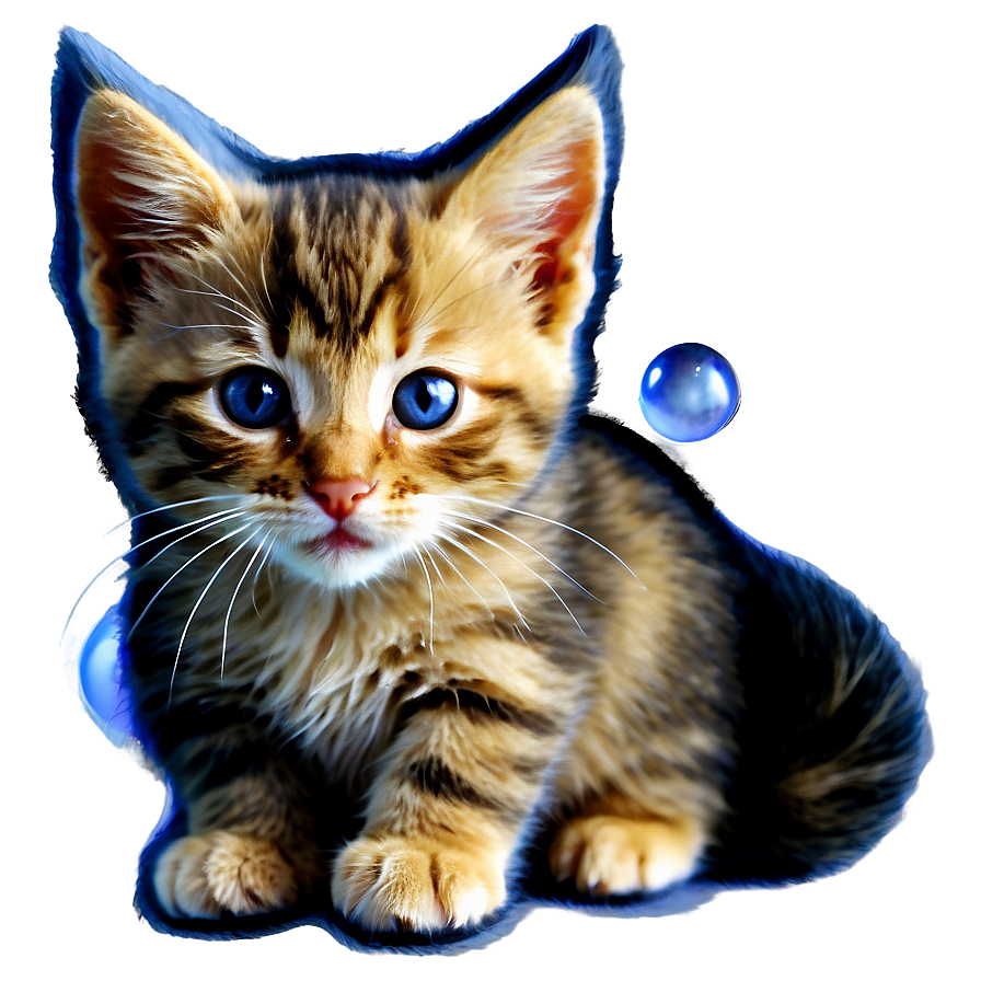 Whimsical Kitten Png 06242024