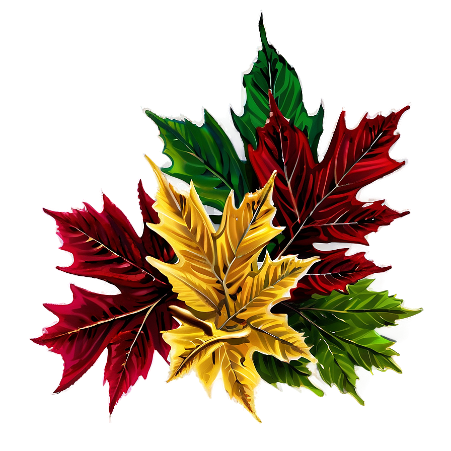 Whimsical Leaf Pile Png Qgo