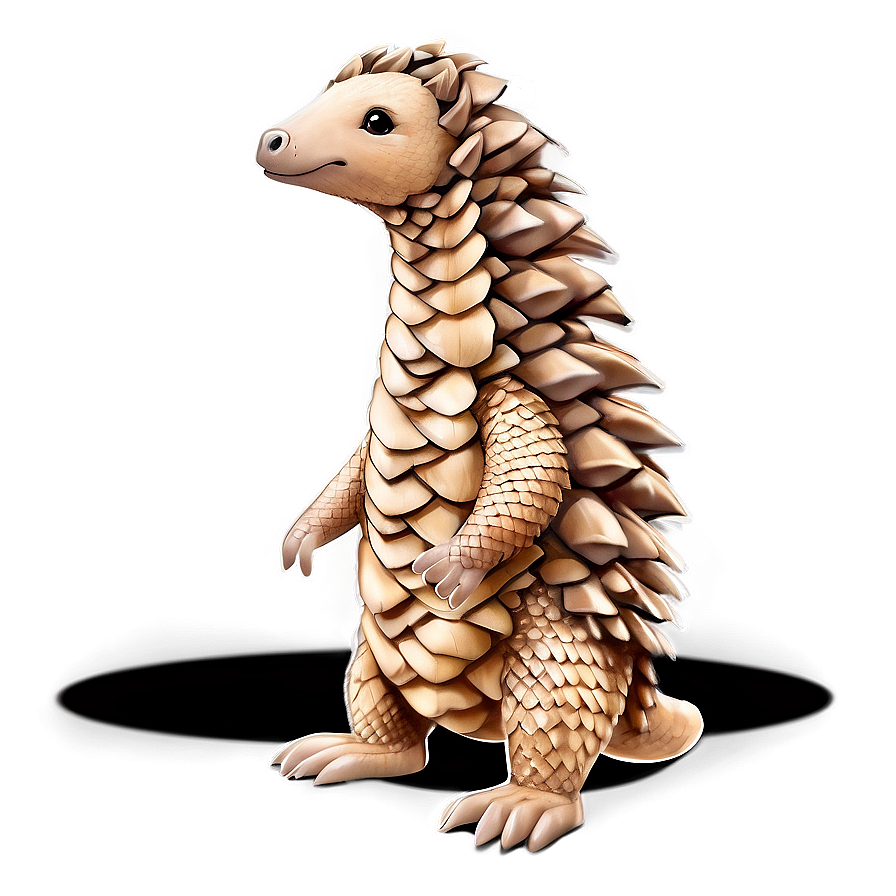 Whimsical Pangolin Story Png 64