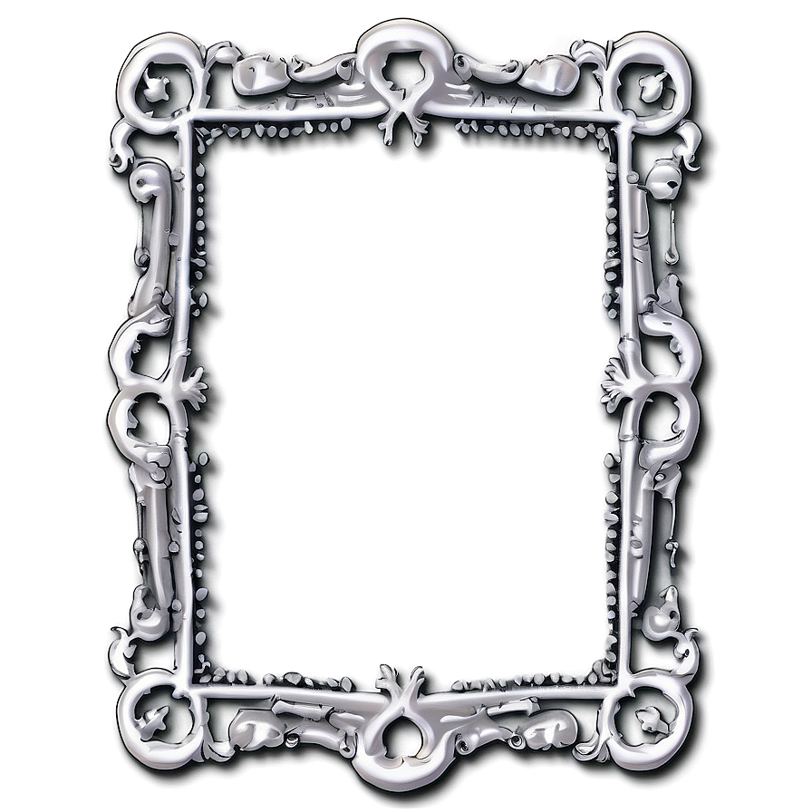 Whimsical Picture Frame Png 05042024