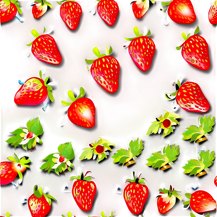 Whimsical Strawberry Png 59