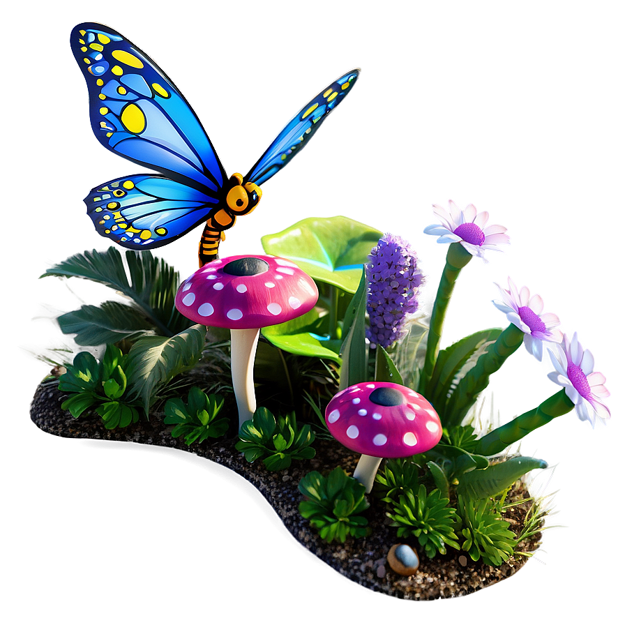 Whimsical Summer Fairy Garden Png 05212024