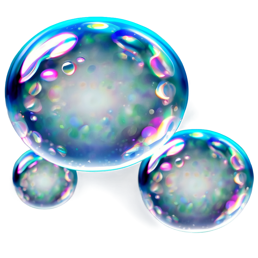 Whimsical Water Bubble Effect Png 86