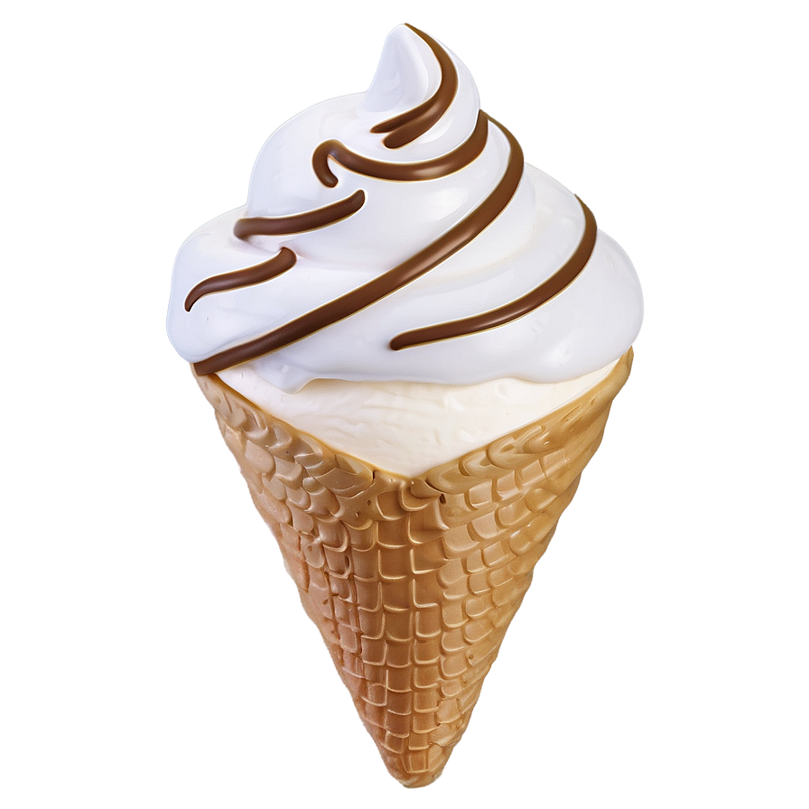 Whipped Cream Ice Cream Cone Png 05252024