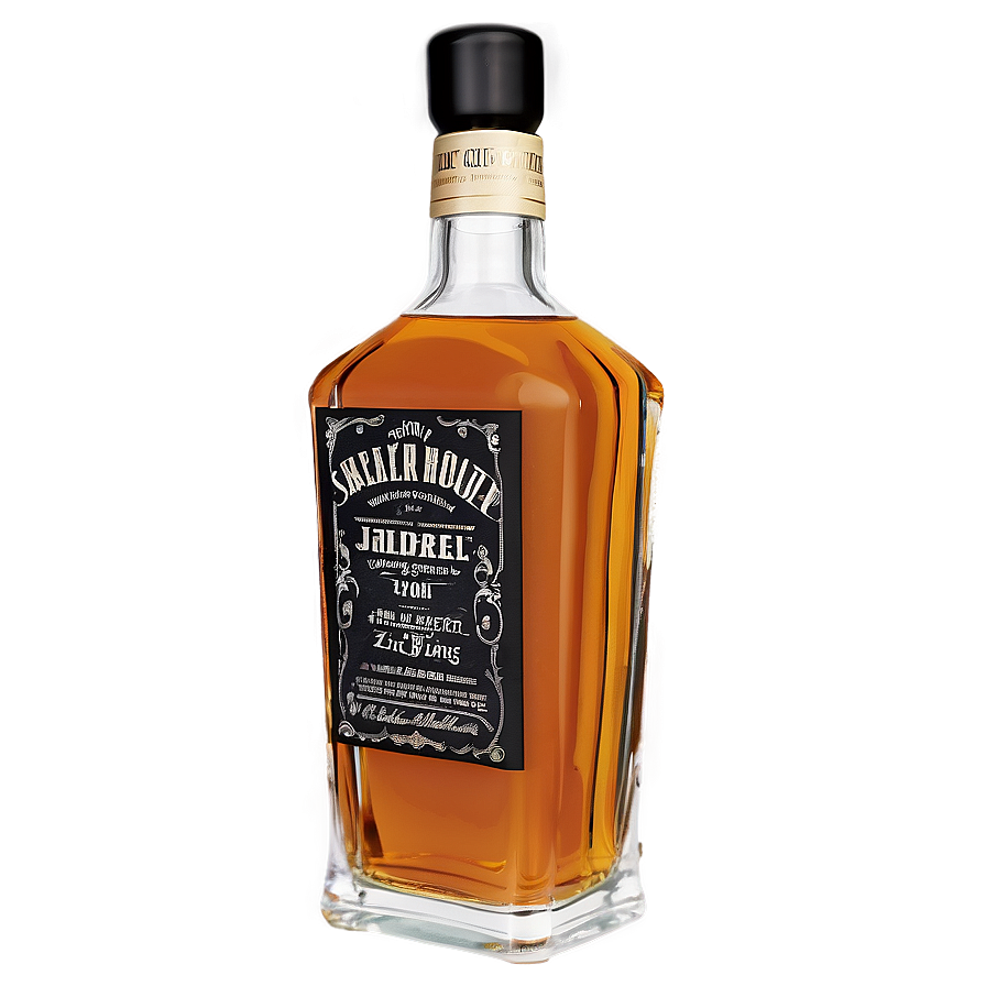 Whiskey Bottle Unique Design Png Ceu77