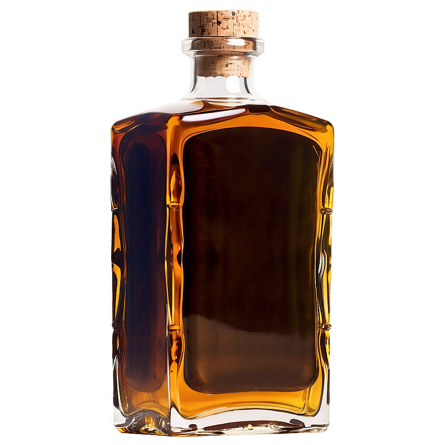 Whiskey Bottle With Cork Png Jsm