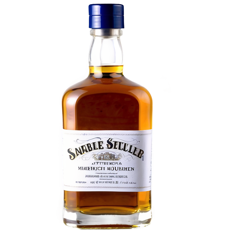 Whiskey Bottle With Label Png 06212024