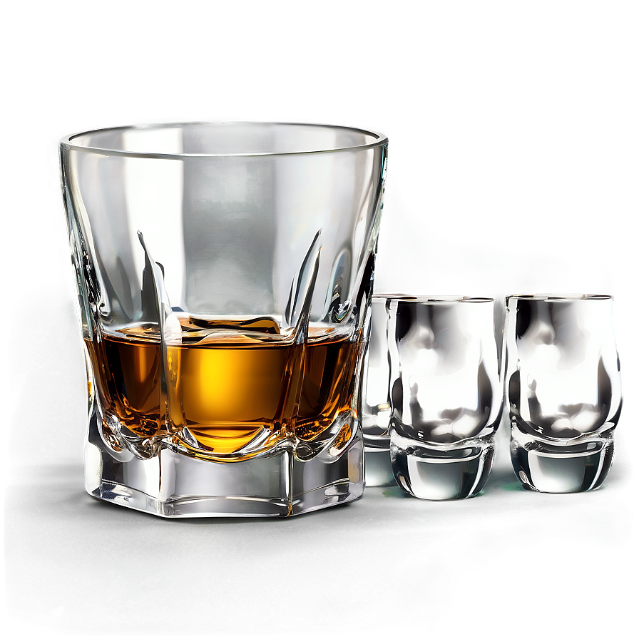 Whiskey Glass For Party Png 06132024