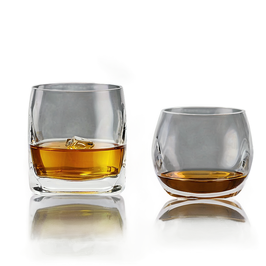 Whiskey Glass On Table Png You