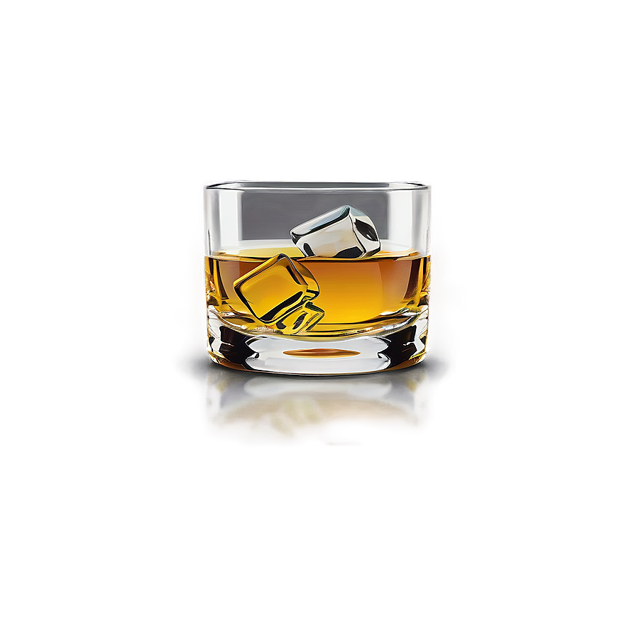 Whiskey Glass With Coaster Png 06132024