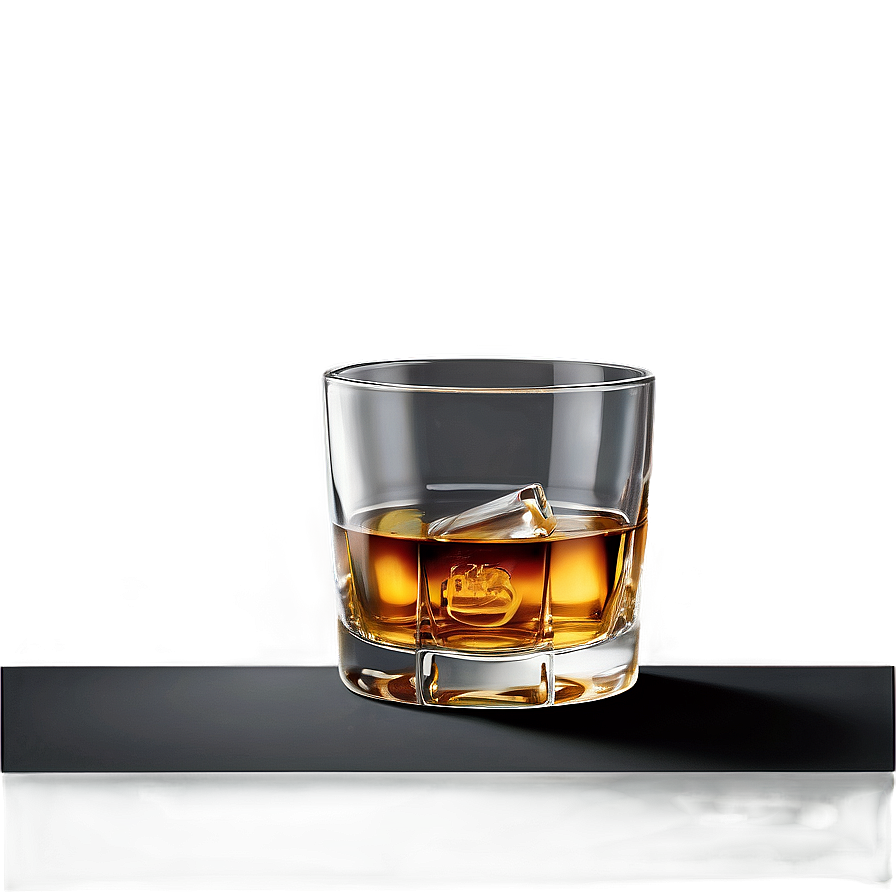 Whiskey Glass With Dark Background Png Qcg12