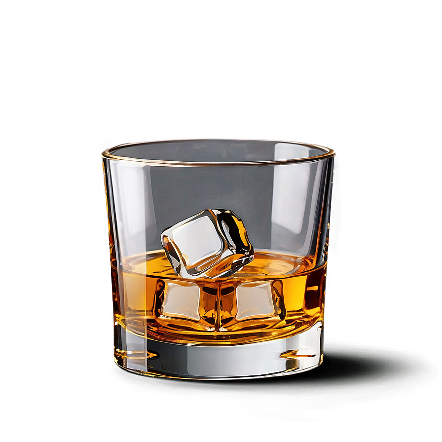 Whiskey Glass With Whiskey Stones Png Jgb