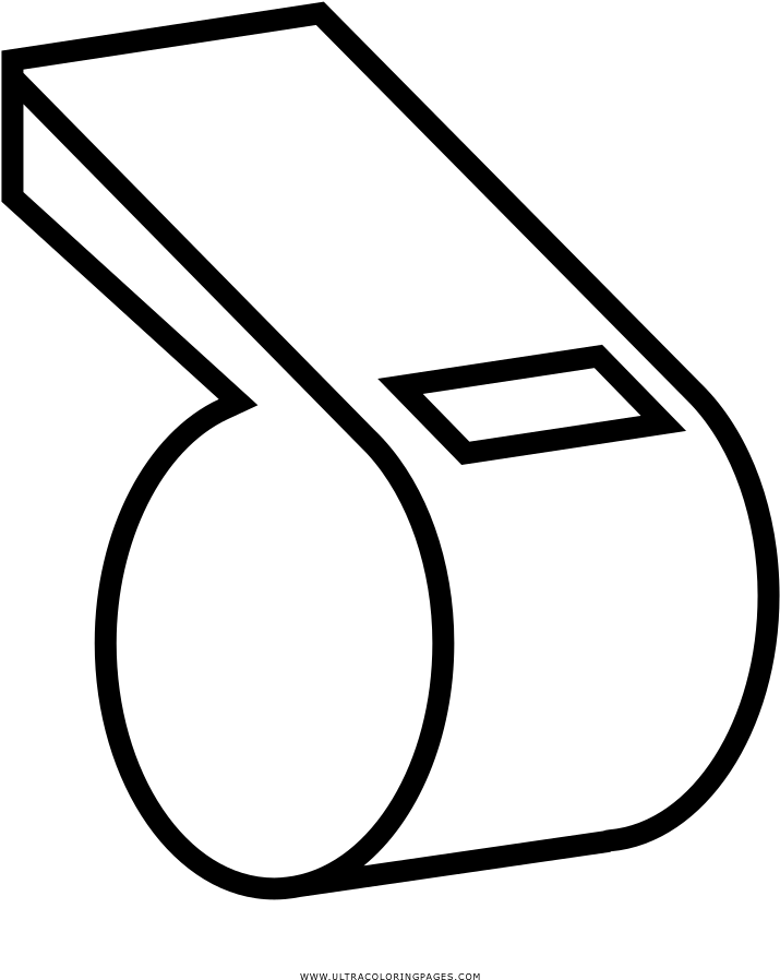 Transparent Whistle Png - Whistle Coloring Page, Png Download PNG image with a transparent background, free high-resolution download