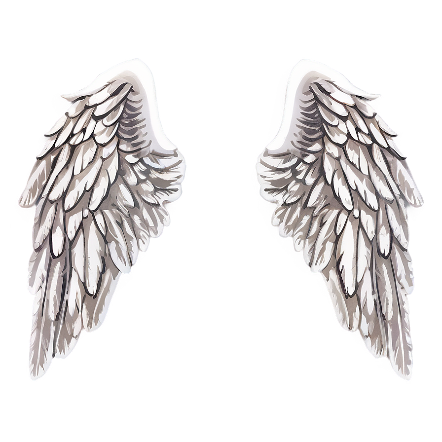 White Angel Wings Image Png Mhm