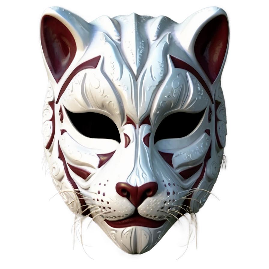 White Animal Mask Png Ylv36