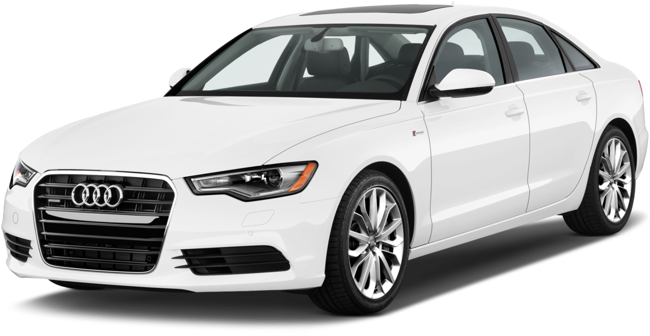 White Audi Sedan Luxury Car