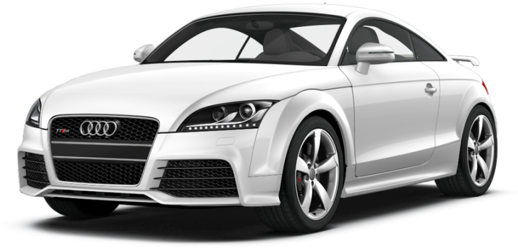 White Audi T T Coupe