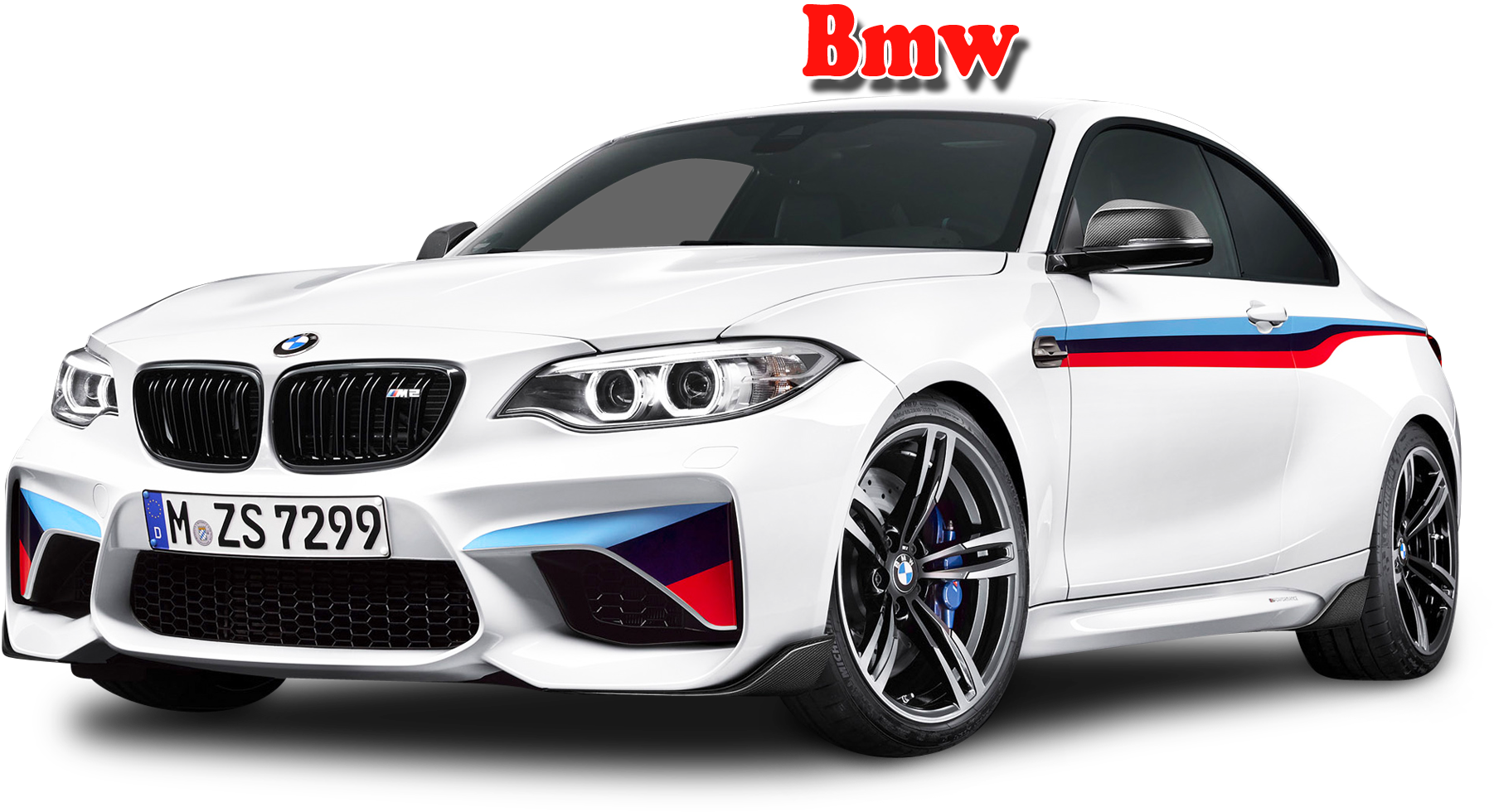 White B M W Sports Car M Sport Livery