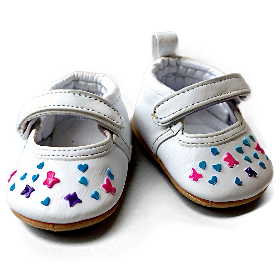 White Baby Shoes Png Fwt