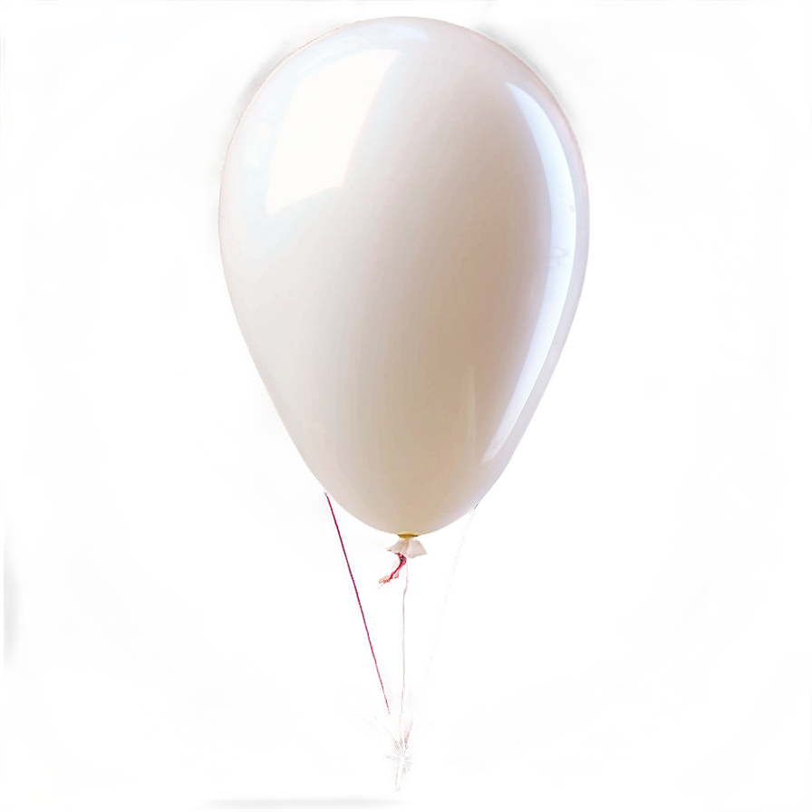 White Balloon Bunch Png Iki53