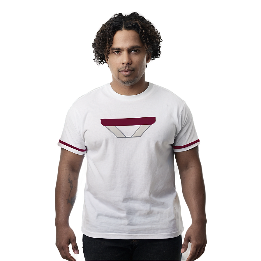 White Band Shirt Png Cag49