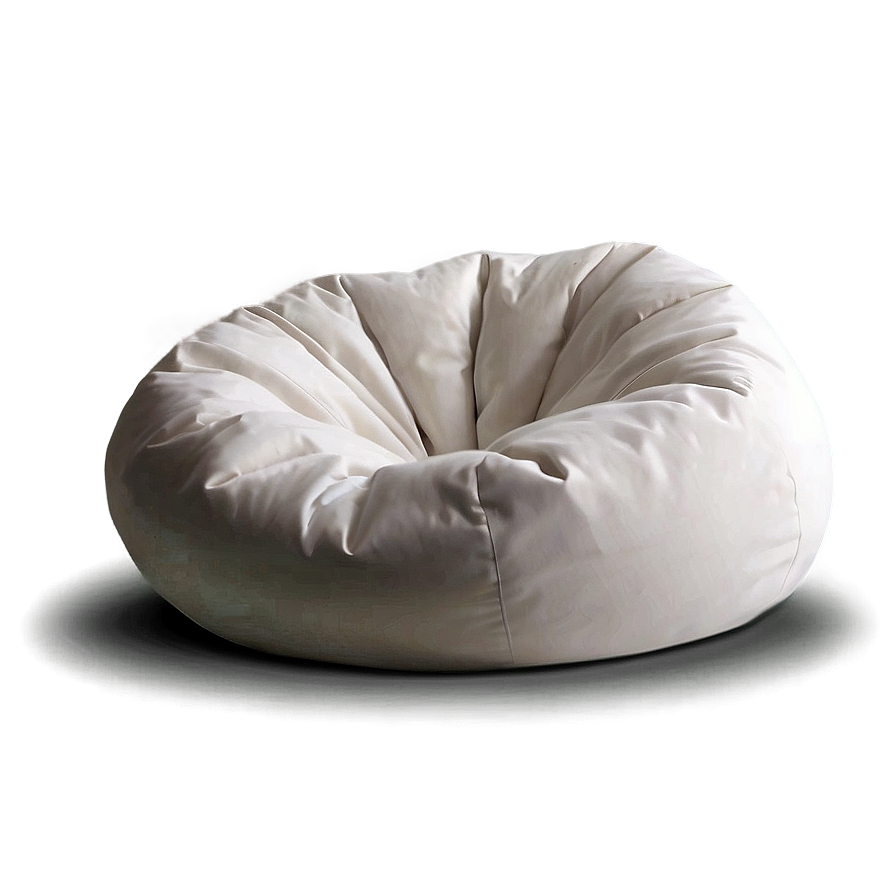 White Bean Bag Chair Png Mnd