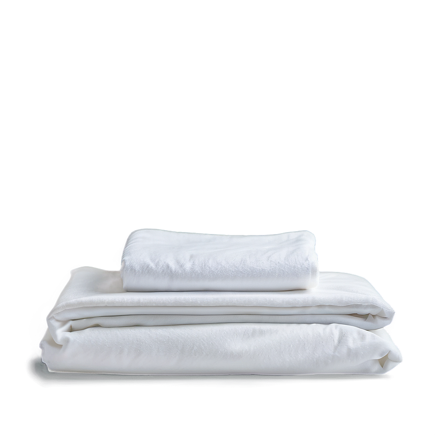 White Blanket For Bed Png 48