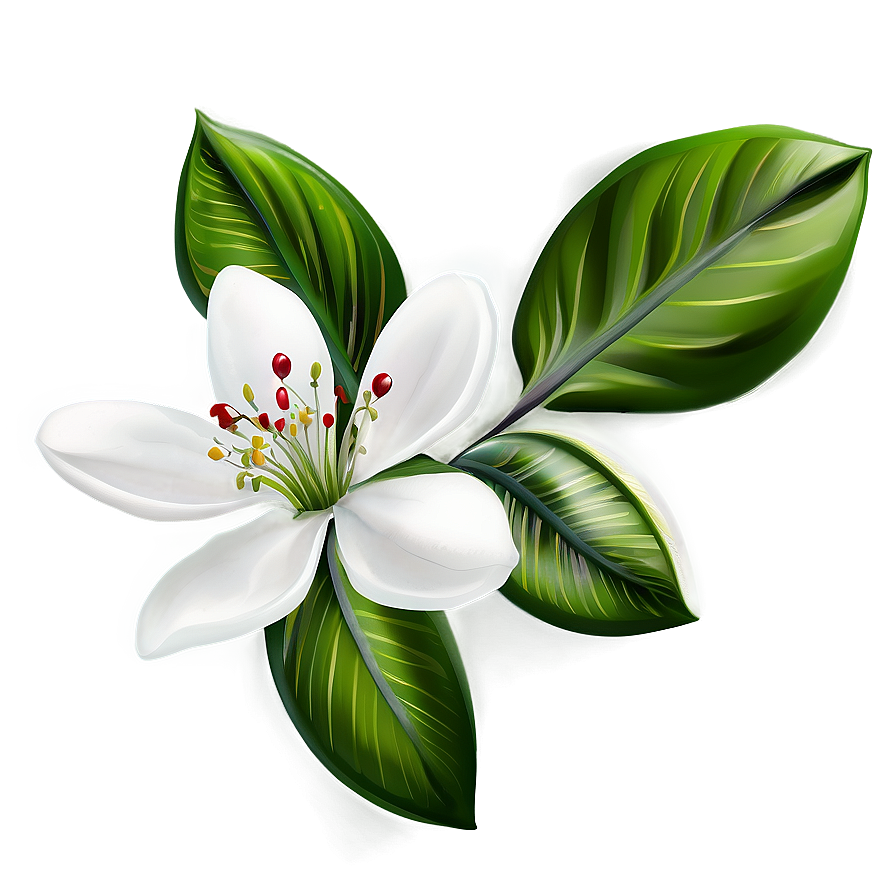 White Blossom Flower PNG atv25 PNG with transparent background