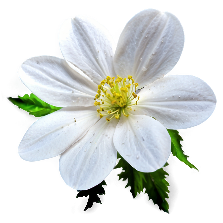 White Blossoming Flower Png Yyn