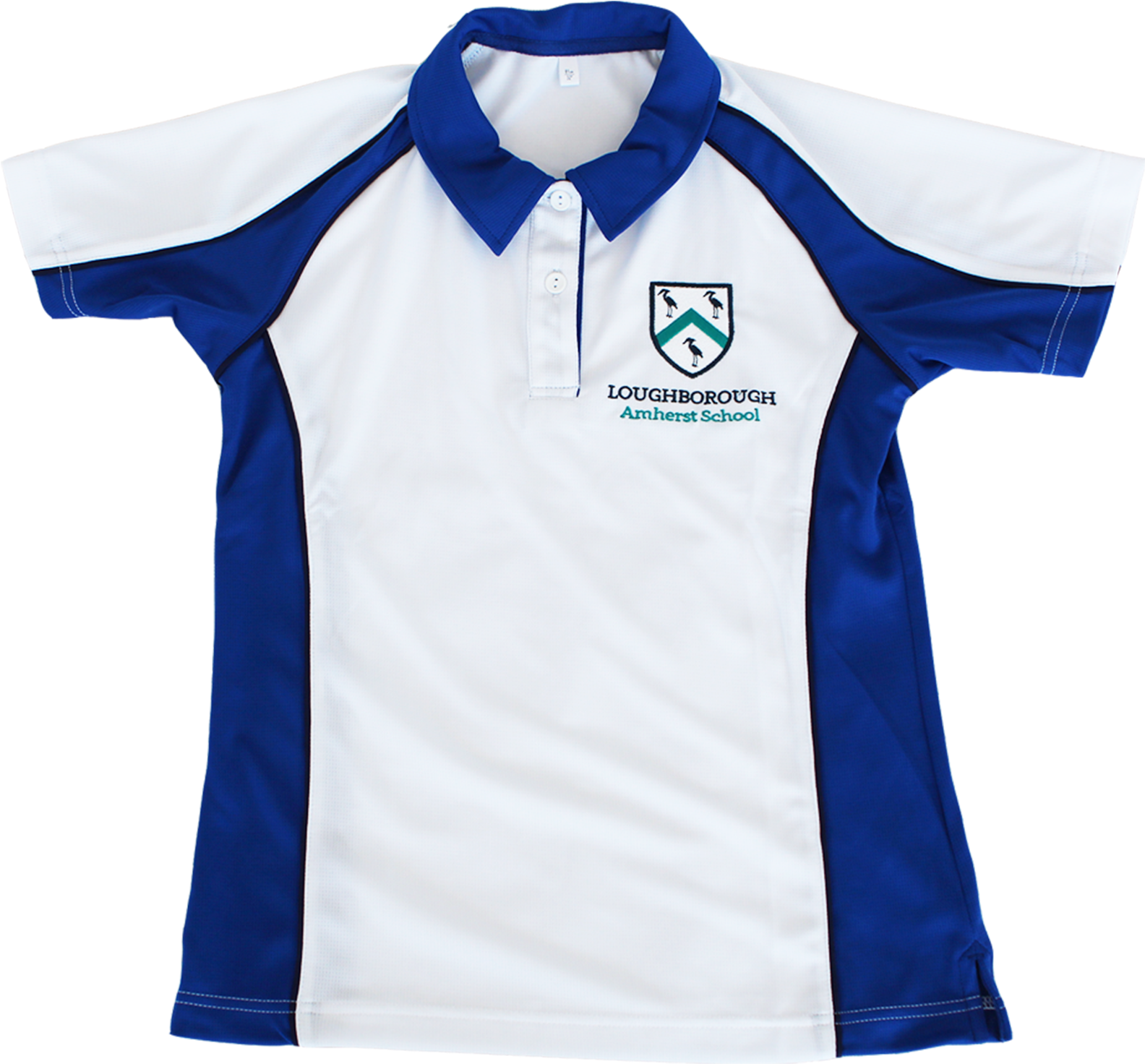 White Blue School Polo Shirt