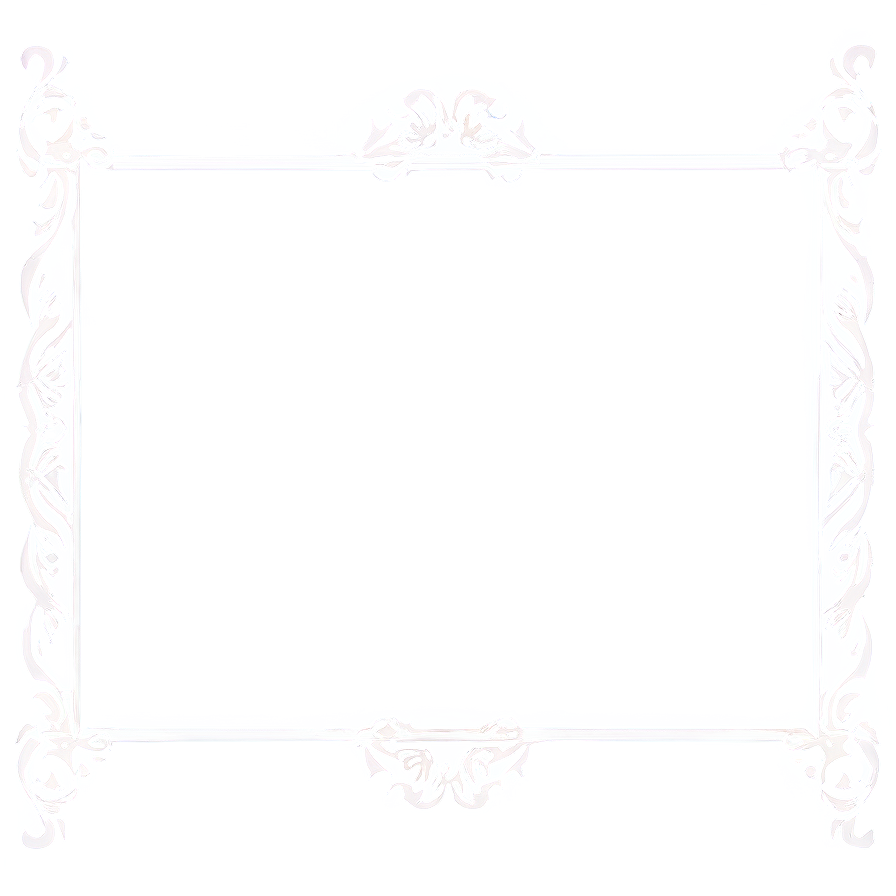 White Border Frame Png Bla25